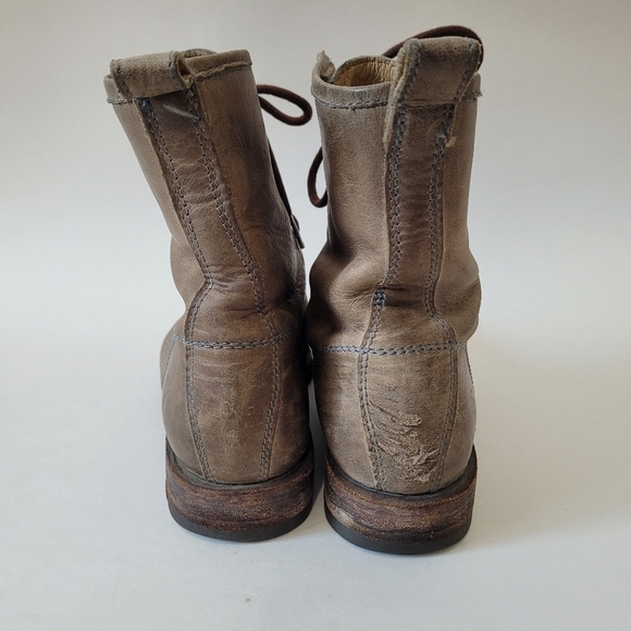 Vintage brown Fry lace-up ankle boots size 7 - Picture 5 of 15